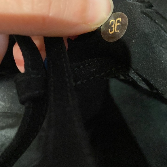 Marni / black flower embellished ankle wrap t-strap leather sandals 36 6 - Picture 8 of 9